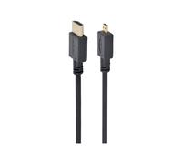 Gembird - Câble HDMI - 19 pin micro HDMI Type D mâle pour HDMI mâle - 3 m - noir
