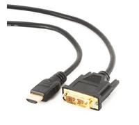 Gembird Câble HDMI vers DVI avec connecteurs plaqués Or 1,8 m