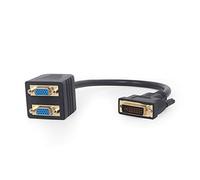 Gembird Câble répartiteur DVI vers Dual VGA/A-DVI-2VGA-01