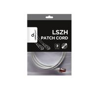 Gembird Câble Réseau Cat6a S/FTP 2m, Blanc, Connecteurs RJ45 Plaqué Or, LSZH, Conducteur Cuivre AWG27, 250MHz, Diamètre 5.8mm PP6A-LSZHCU-W-2M