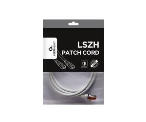 Gembird Câble Réseau Cat6a S/FTP 2m, Blanc, Connecteurs RJ45 Plaqué Or, LSZH, Conducteur Cuivre AWG27, 250MHz, Diamètre 5.8mm PP6A-LSZHCU-W-2M