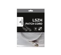 Gembird Câble Réseau Cat6a S/FTP (S-STP) 1m, Connecteurs RJ-45 Mâle, Plaqué Or, LSZH, Cuivre AWG27, 250MHz, Diamètre 5.8mm, Blanc
