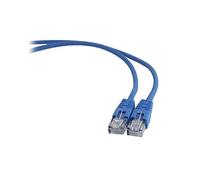 2X PP12-0.5M/Y Patch cord U/UTP 5e Line CCA PVC jaune L: 05m 26AWG GEMBIRD