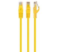Cablexpert - Cordon de raccordement - RJ-45 (M) pour RJ-45 (M) - 25 cm - UTP - CAT 6 - moulé, bloqué - jaune