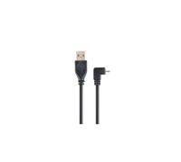 Gembird Câble USB 2.0 A vers Micro-USB B 1.8m Noir, Contacts Or, Connecteurs Mâle/Mâle, Diamètre 4.5mm, Facteur de Forme Droit/Courbe, RoHS
