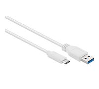 Gembird Cable USB-C vers USB3 0.1m Blanc Ccp-USB3-Amcm-W-0.1m