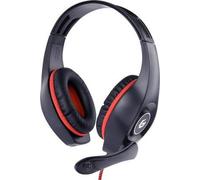Gembird | Casque de jeu avec contrôle du volume | GHS-05-R | Microphone intégré | 3,5 mm 4 broches | Rouge/noir | Filaire | Intra-auriculaire