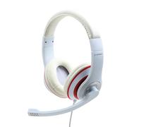 Gembird | Casque d'écoute stéréo | MHS 03 WTRD | Blanc avec anneau rouge | 3,5 mm | Casque d'écoute