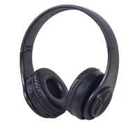 Gembird Casque BHP-LED-01 – Arceau filaire et sans fil (Bluetooth), Micro-USB, avec micro, LED, Noir