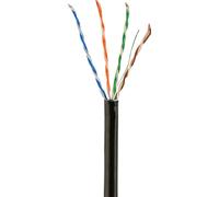 Gembird CAT5e FTP 305m câble de réseau Noir F/UTP (FTP)