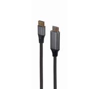 Gembird CC-DP-HDMI-4K-6 Adaptateur de câble vidéo 1,8 m DisplayPort HDMI type A (standard) Noir (CC-DP-HDMI-4K-6)