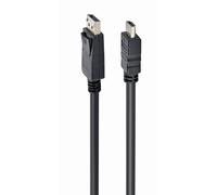 Gembird Cablexpert Câble adaptateur DisplayPort mâle vers HDMI mâle 5 m blindé