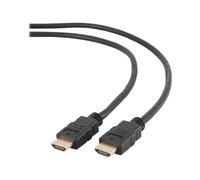 Gembird CC-HDMI4-1M - Câble HDMI avec Ethernet - HDMI mâle pour HDMI mâle - 1 m - paire torsadée blindée (STP) - noir