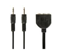 Gembird CC-MIC-1 - Rallonge de câble audio - mini-phone stereo 3.5 mm femelle pour mini-phone stereo 3.5 mm mâle - 1 m - moulé