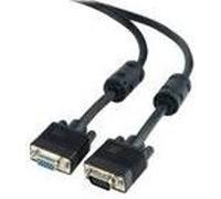 Gembird CC-PPVGAX-10-B, 3 m, VGA (D-Sub), VGA (D-Sub), mâle, femelle, noir