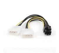 Gembird CC-PSU-6 Câble d'alimentation Molex (4 broches) PCI-E (6 broches) intégré (CC-PSU-6)