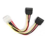 Gembird CC-SATA-PSY - Adaptateur secteur - alimentation SATA (M) pour alimentation interne 4 plots (M) - 15 cm G