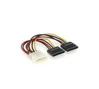 Gembird CC-SATA-PSY2 - Adaptateur secteur - alimentation interne 4 plots, alimentation SATA pour alimentation interne 4 plots (M) - 13.5 cm