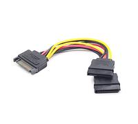 Gembird CC-SATAM2F-01 0.15m SATA SATA Multicolore câble SATA - Câbles SATA (80 mm, 110 mm, 2,5 cm)