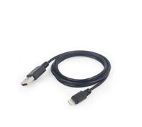 Gembird Cc-usb2-amlm-2m Câble Lightning Noir