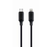 Gembird CC-USB2-CM8PM-1.5M câble Lightning 1,5 m Noir