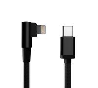 Gembird CC-USB2-CMLML-0.2M câble Lightning 0,2 m Noir