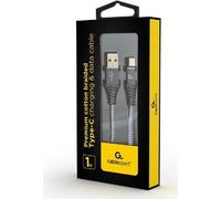Gembird CC-USB2B-AMCM-1M-BW2 Câble USB 1,8 m USB 2.0 USB A USB C Argent