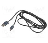 GEMBIRD CC-USB2S-AMMBM-2M-BG Câble