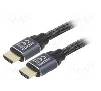 Cablexpert Premium series - High speed - câble HDMI avec Ethernet - HDMI mâle pour HDMI mâle - 2 m - support 4K, prend en charge le format d'image