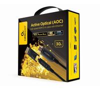 Gembird CCBP-HDMID-AOC-30M câble HDMI HDMI Type A (Standard) HDMI Type D (Micro) Noir