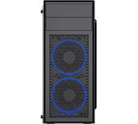 Gembird CCC-FC-M100B Boîtier d'ordinateur de jeu Fornax M100B, ventilateurs bleus