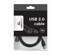 Gembird CCP-USB2-AMAM-6 câble USB USB 2.0 1,8 m USB A 0,48 Gbit/s Noir