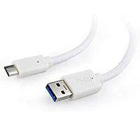 Gembird CCP-USB3-AMCM-1M-W câble USB USB 3.2 Gen 1 (3.1 Gen 1) USB A USB C Blanc