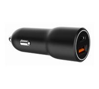 Gembird Chargeur Allume Cigare 1x USB-C + 1x USB-A 38W (Noir)