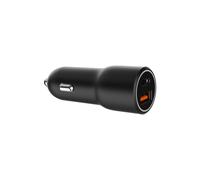 Gembird Chargeur Auto 2 ports USB-A & USB-C 38W, Power Delivery & Quick Charge 3.0, 5V/4.8A, 12-24V, Noir - TA-UC-AC2PDQC38-CAR-01
