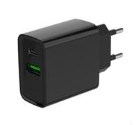 Gembird Chargeur secteur - 1x USB-C + 1x USB-A 20W (Noir)