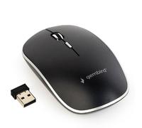 Gembird | Cicha bezprzewodowa mysz optyczna | MUSW-4BS-01 | Mysz optyczna | USB | Czarny