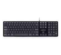 Gembird Clavier Chocolat USA UU, Noir
