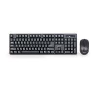 Gembird | Clavier et souris | KBS-W-01 | Ensemble clavier et souris | Sans fil | Souris incluse | Piles incluses | USA | Noir | 390 g | Clavier numérique