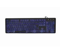 Gembird Clavier Gembird Kb-Uml3-02 Noir Anglais Eeuu Qwerty