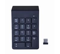 Gembird Pavé numérique KPD-W-02 USB sans fil 2,4 GHz Smart Numlock 18 touches Noir