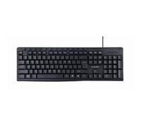 Gembird KB-UM-107-DE - Clavier - USB - Allemand - boîte de couleur G