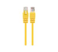 Gembird - Cordon de raccordement - RJ-45 (M) pour RJ-45 (M) - 1 m - UTP - CAT 5e - moulé - jaune