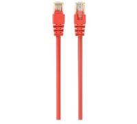 - Cordon de raccordement - RJ-45 (M) pour RJ-45 (M) - 5 m - CAT 5e - moulé - rouge