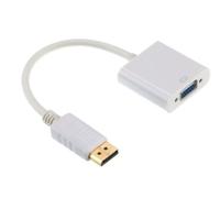 Gembird D-Sub HD 15 broches (HD-15) | femelle | DisplayPort 20 broches | mâle | blanc | 0,15 m