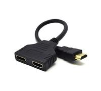 Gembird Câble HDMI DSP-2PH4-04 – 2 x HDMI Type A Mâle/Femelle 39 cm Noir