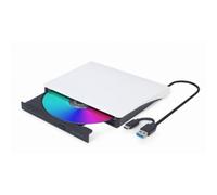 Gembird DVD-USB-03-BW lecteur de disques optiques DVD±RW Noir, Blanc