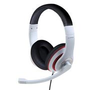 Gembird Micro-casque supra-auriculaire filaire blanc, noir, rouge volume réglable, micro-casque