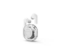 Gembird Écouteurs sans fil intra-auriculaires TWST-01, Bluetooth avec micro, USB-C, Blanc