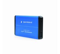 Gembird EE2-U3S-2-B Boîtier de disques de stockage Boîtier HDD Bleu 2.5